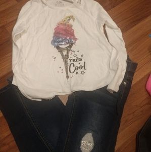 Justice girls set sz 10